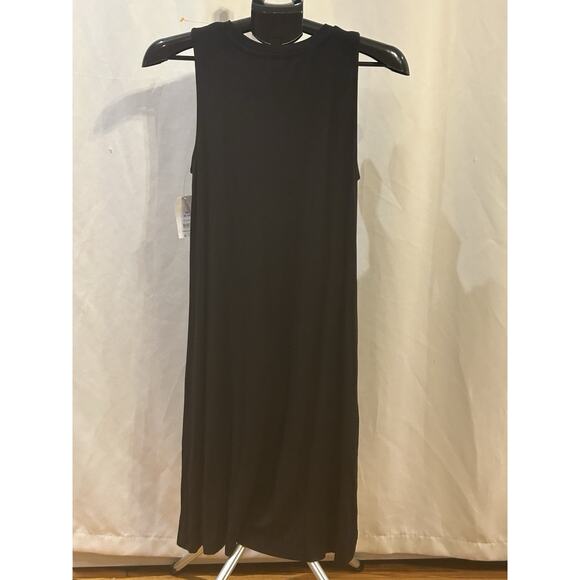 NWT Time and Tru Black Sleeveless Knit Dress size M - Picture 3 of 5